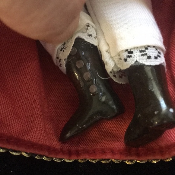 Vintage Bisque Doll Ornament - Picture 10 of 12